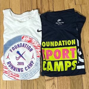 BRAND NEW Nike foundation running t shirts